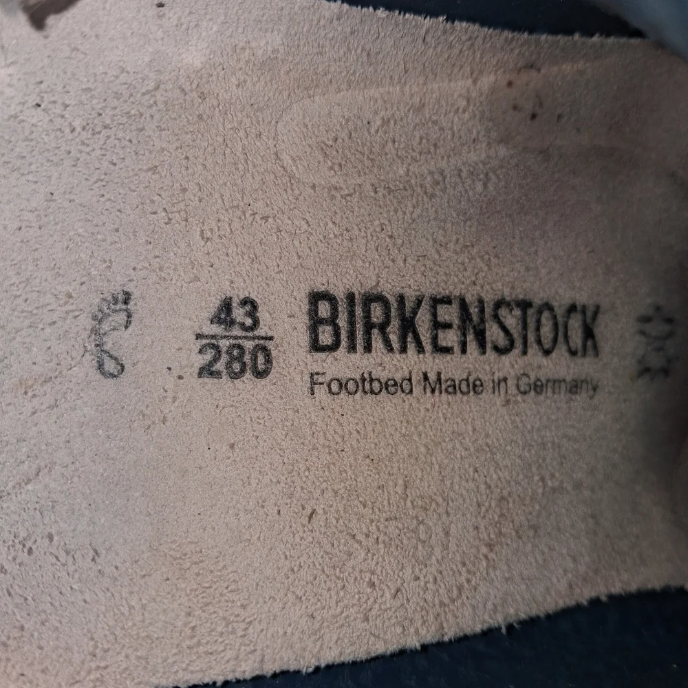 Birkenstock Men's Brown Leather Casual Shoes In A EU 43 Or US 10-10.5 Luxury